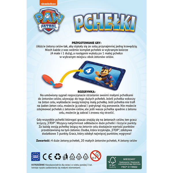 Gra podróżna Pchełki Psi Patrol Trefl 02690