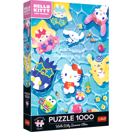 Puzzle – 1000 Premium Plus – Hello Kitty Sommerentspannung Trefl 12067