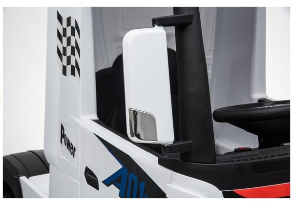 Mercedes Actros Electric Ride On Car White