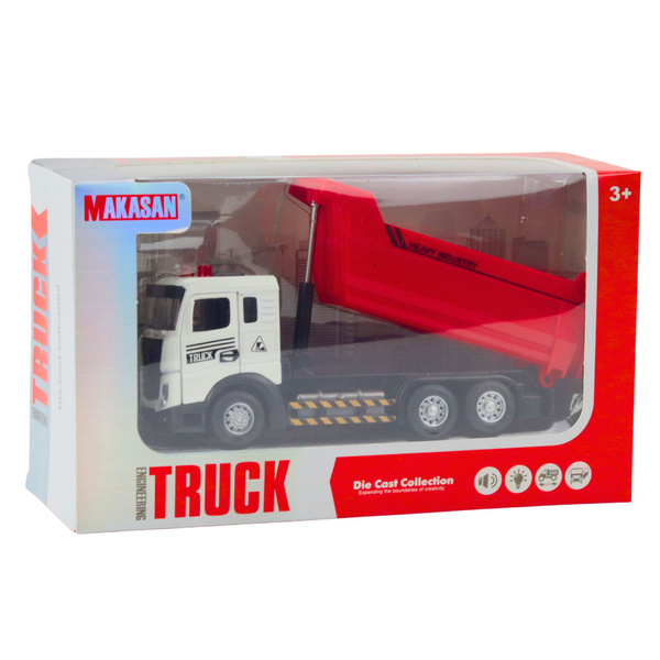 Truck Tipper Metal Cab Movable Box Lights Sounds