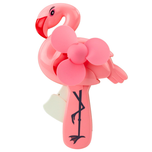 Wiatraczek Wentylator Ręczny Mechaniczny Dla Dzieci Flaming Różowy  