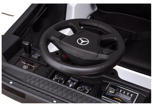 Mercedes Actros Electric Ride On Car White