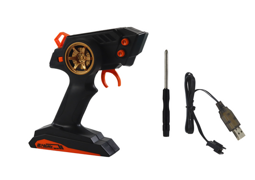 Großer ferngesteuerter Sportwagen 1:10 Türkis und Schwarz