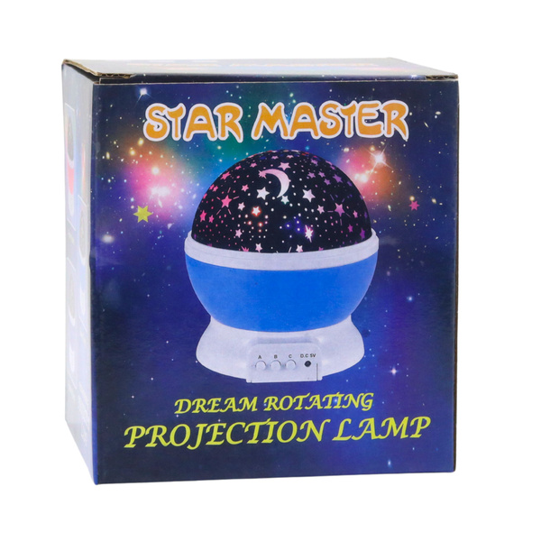 360° Rotating Star Projector LED Night Light Pink