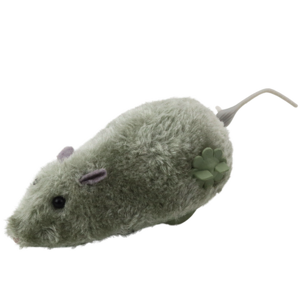 Wind-up Furry Mouse Riding Interactive Mix
