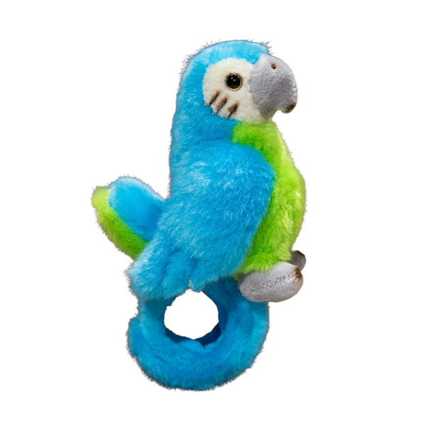 Plush Mascot Parrot Wristband Bracelet Hand Blue