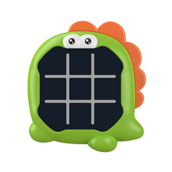 3in1 elektronisches Spiel Tic-Tac-Toe Memory Grüner Dinosaurier