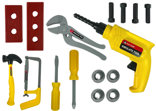 DIY-Bohrer-Hammer-Schraubendreher-Set