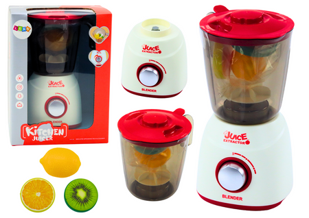 Mixer für Kinder, rotierende Lichter, Sound, Früchte, 3 Stk