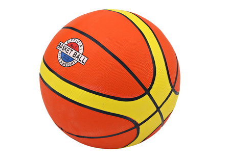 Basketballball 7–9 Pfund Orange – Gelb Größe 7
