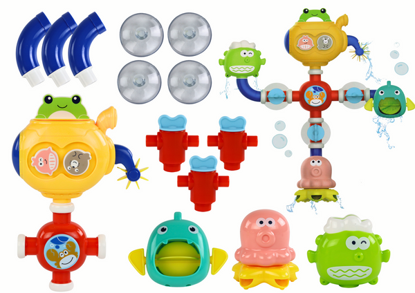 Überlauf Badewasser Spielzeug Roboter Saugnäpfe