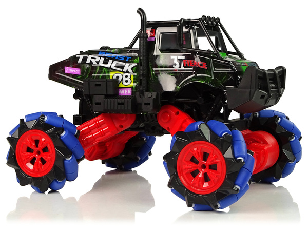 Ferngesteuertes 1:16 Grün 2.4G 360 Grad Terrain Drift Car