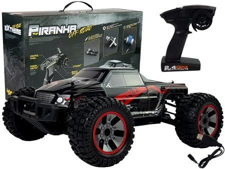 Off-Road Remote Controlled Red 1:10 ENOZE 9200E 40 km/h Large Wheels