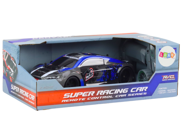 RC Ferngesteuertes Auto 1:18 Gummiräder Drift Blau
