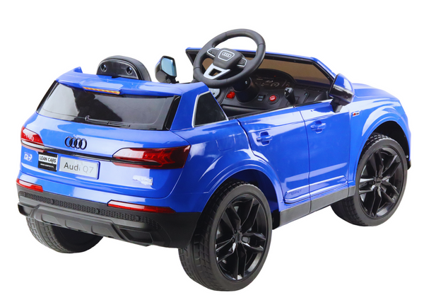Audi Q7 Blue Painted Battery Car