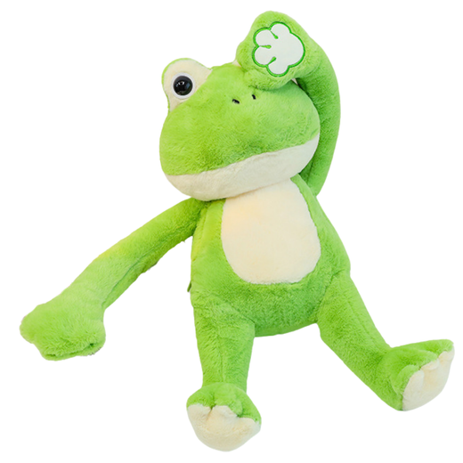 Plush Frog Plush Toy with Magnets Green 23cm