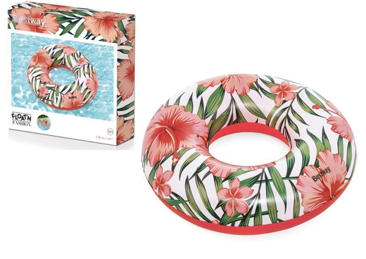 Schwimmring mit rosa Palmen 119 m Bestway 36237