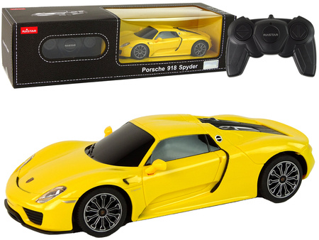 Auto R/C Porsche 918 1:24 Rastar Gelb