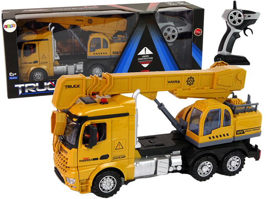 Remote Controlled Crane Truck Pilot 2.4G Sound Lights