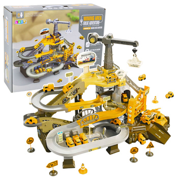 Interactive Set Mining Parking Construction Vehicle Track Mine