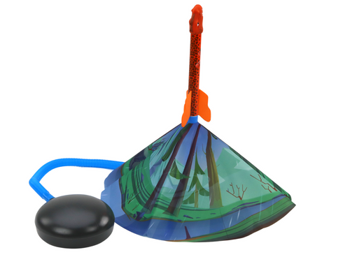 Raketenwerfer-Spiel Dinosaurs Forest Colorful Push Up