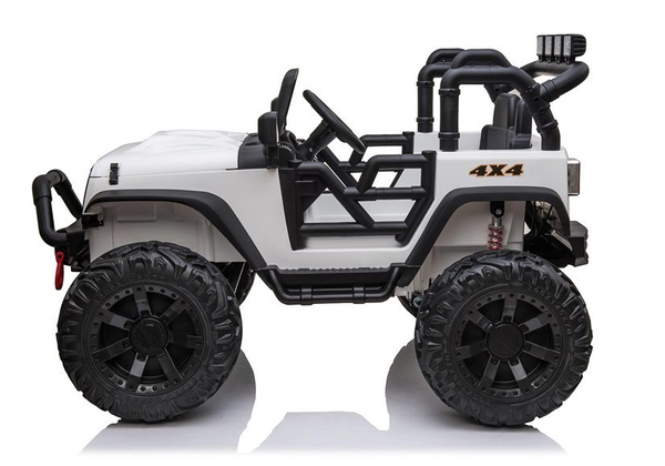 Jeep JC666 Electric Ride On Car White