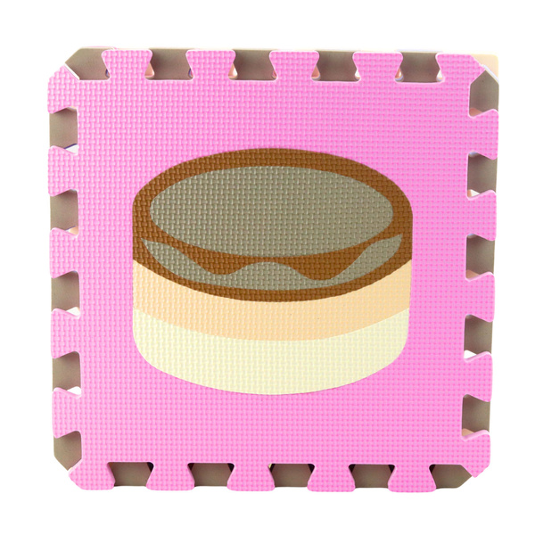 Miękkie Puzzle Mata Edukacyjna Pianka EVA Zwierzęta Pastelowe 16 el.