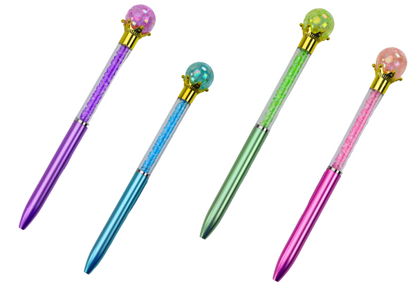 Stift mit Diamantkugel, Diamanten, blaue Nachfüllmischung 0.7mm