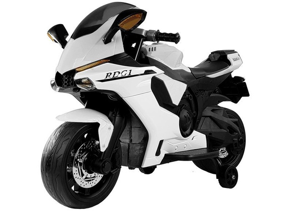 TR1603 Electric Ride-On Motorbike White