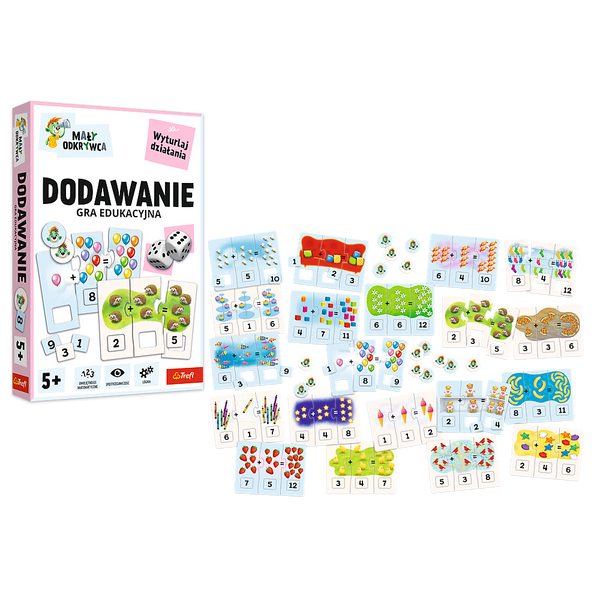 Gra dla dzieci Dodawanie Mały odkrywca Trefl 02805