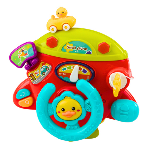 Interactive Airplane Board Cockpit Multifunctional Little Pilot Sounds