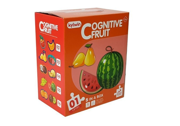 Educational Puzzle For Babies Fruits 5 Parts 40 Pieces