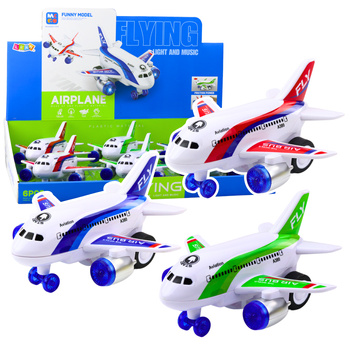 Batteriebetriebenes Passagierflugzeug, Lichter, Geräusche, Antriebsmix