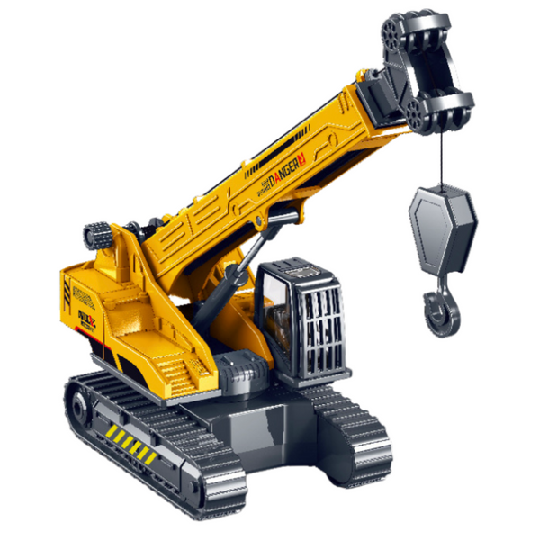 Raupenkran Ausfahrbare Drehkabine 360° Gelb