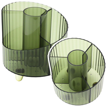 School Supplies Organizer Office Transparent Green