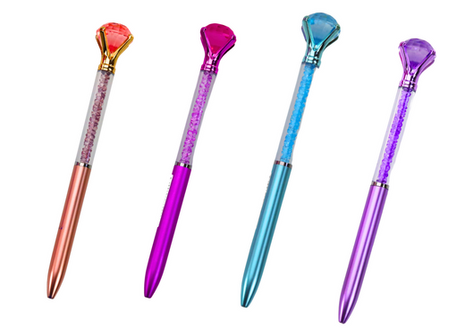 Diamond Ballpoint Pen Diamonds Blue Refill 0.7mm Mix