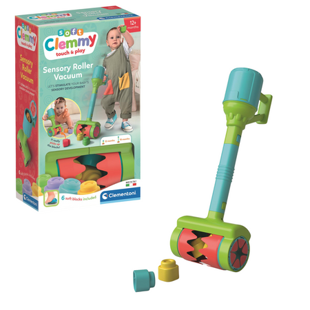 Clemmy Sensorischer Staubsauger Weiche Bausteine & Sortierer Clementoni 17975