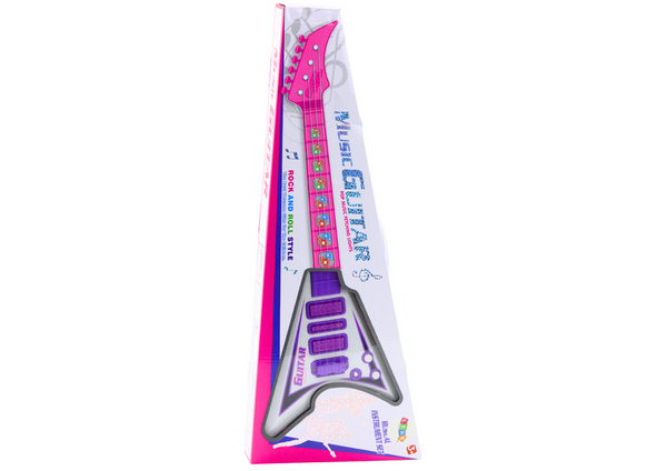 Electric Guitar For Kids Lights Melodies Purple