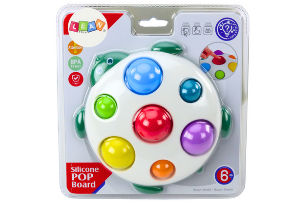 Turtle Sensory Toy Educational Board Pop-It Tabs