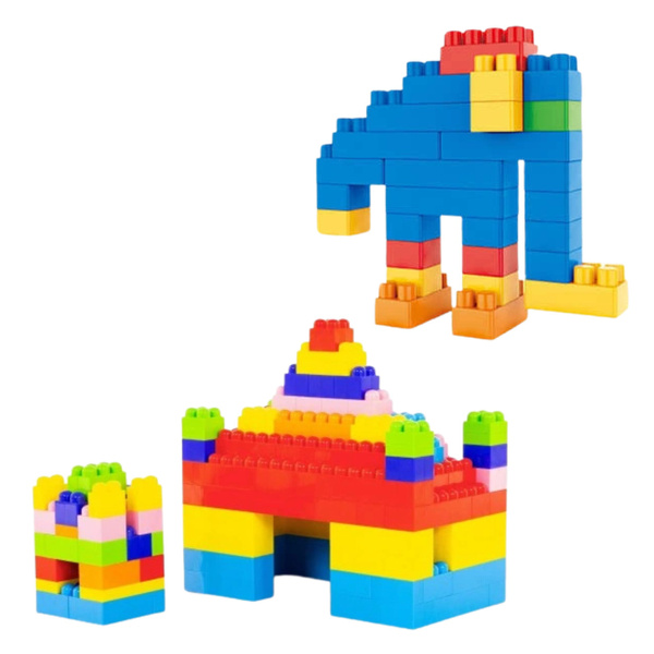 Set of 3D Colorful Construction Blocks 260 pcs.