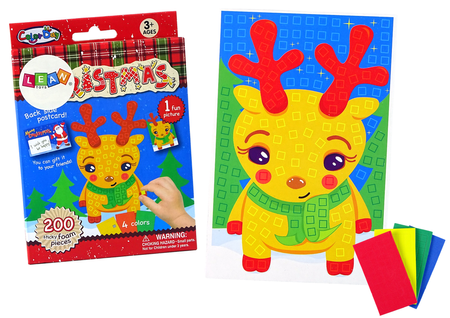 DIY Buntes Mosaik-Weihnachts-Rentier-Patching-Set