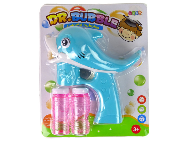 Dolphin Blue Soap Bubble Machine