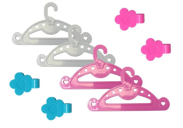 Pink Iron Ironing Set Ironing Board Hangers