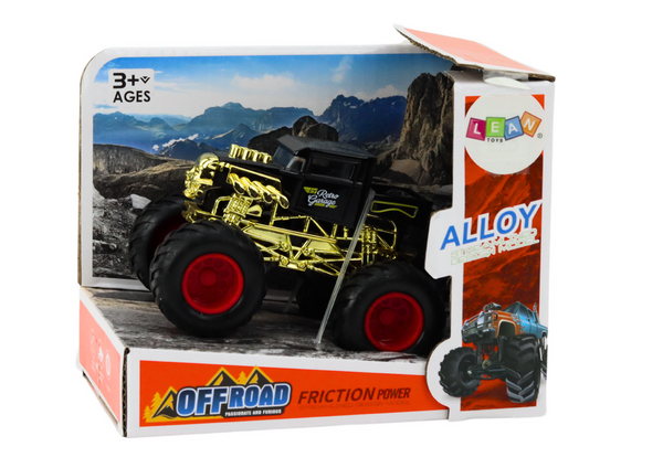 Climbing Car Vehicle with Friction Drive Off-Road Black