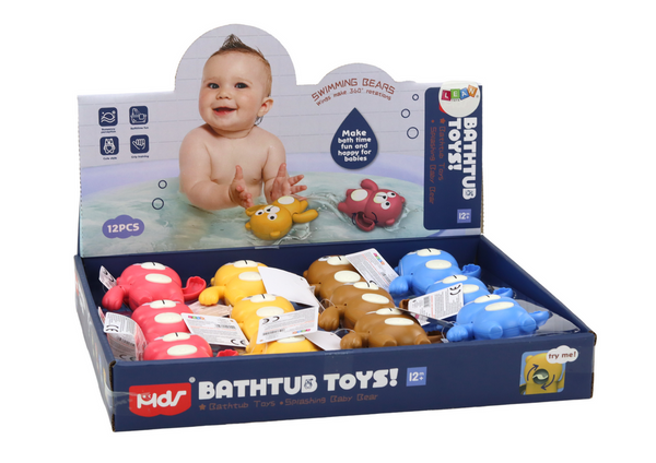 Aufziehbares, schwimmendes Teddybär-Badespielzeug