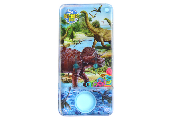 Arcade-Wasserspiel Dinosaurier Blau Grün Orange