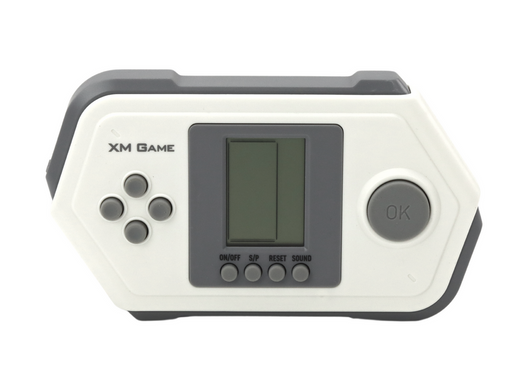 GraTetris Brick Game Electronic Console Gray - White