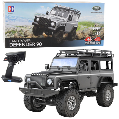 Remote Controlled Off-Road Vehicle RC Land Rover Defender 90 Gray 1:14