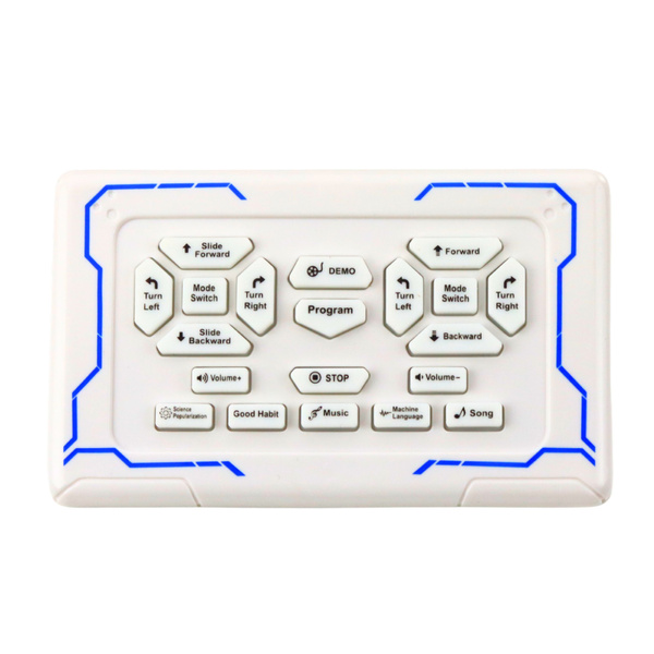 Remote Controlled Educational Robot RC Talking Dancing Lights Sounds Blue