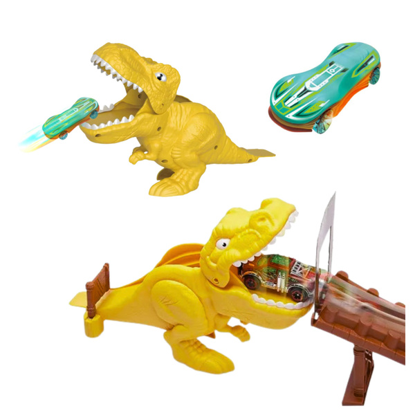 Car Track Catapult Launcher Dinosaur Set